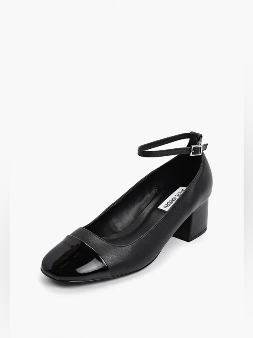 Steve Madden Eli Leather Block Heels